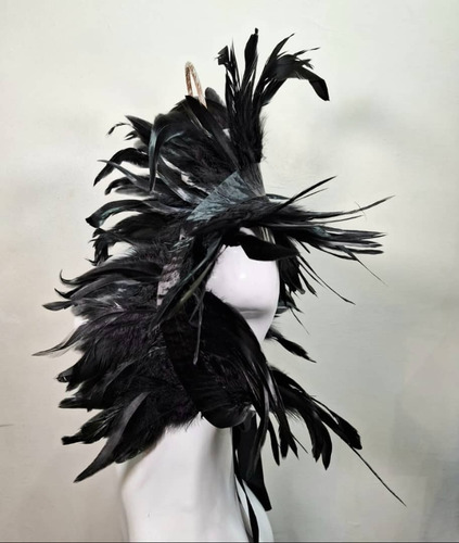 Chal De Plumas Halloween Maléfica Cosplay