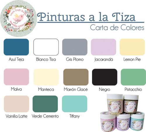 Pintura A La Tiza Laura Craft X 3 Colores
