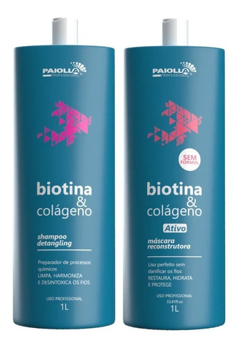 Biotina Paiolla Progressiva  Organica Kit 2x1 