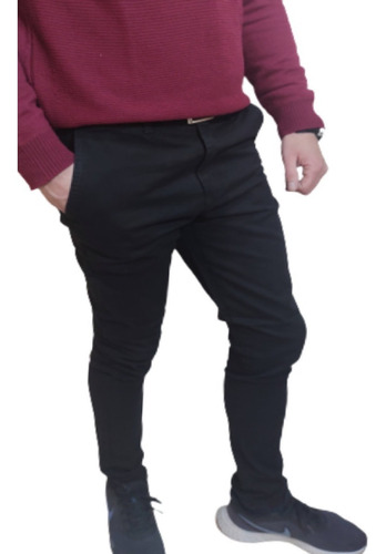 Imagen 2 de 6 de Pantalon Hombre Gabardina Calidad Premium Chupin Hay Xxl