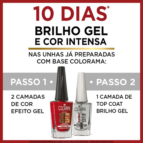Esmalte Efeito Gel Chocolate Não Engorda 8ml Colorama Chocolate Não Engorda