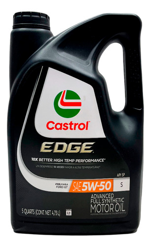 Aceite Castrol Edge Sintetico Sae 5w50 Garrafa 4.73lts