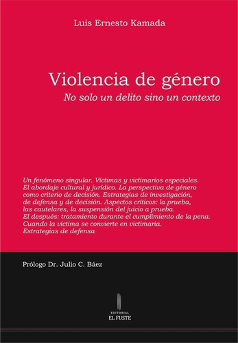 Violencia De Genero - Kamada, Luis E