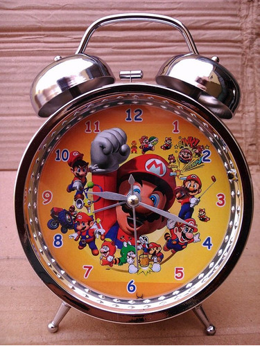 Reloj Despertador Mario Bros - Mafalda - Snoopy - Mickey