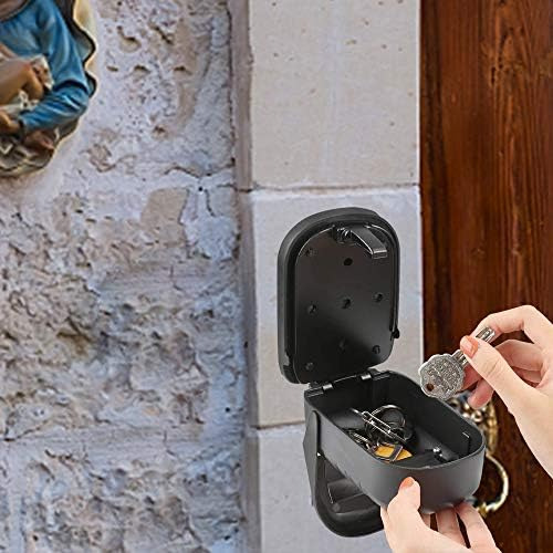 Benrich Key Safe Lock Box Montaje En Pared Caja De Seguridad