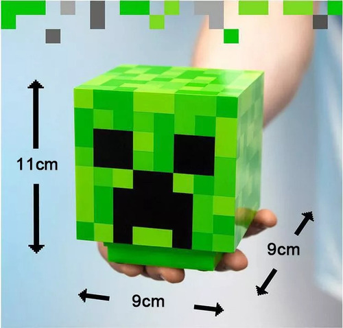 Lámpara Minecraft Creeper Con Usb