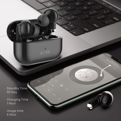 Audífonos Bluetooth 5.3 G-tide L22 Sensor Táctil Color Blanco
