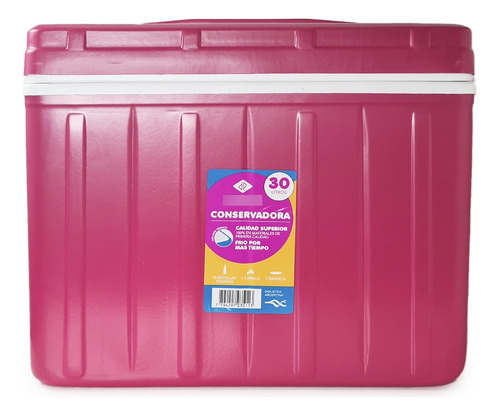Conservadora Térmica C/ Canilla Desagote Deses Plast 30 Lts Color Rosa Chicle