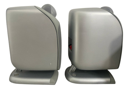 Par Caixas Bookshelf B&w Bower Wilkins Lm1 Prata 100wts Rms (Usado)