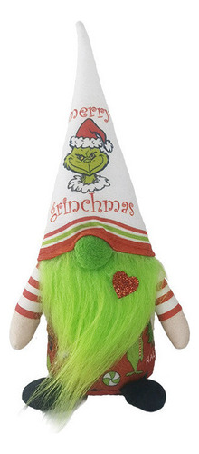 Muñeco Navideño Sin Rostro, Figura Del Grinch, Rudolph Holid