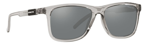 Lente De Sol Arnette 0an4276 Dude Pillow Dude Negro Grey Mirror Silver Grey Transparent Grey/transparent