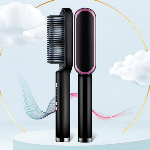 Escova 3 Em 1 Secadora Alisa Cabelo Turbo Plus 110/220v