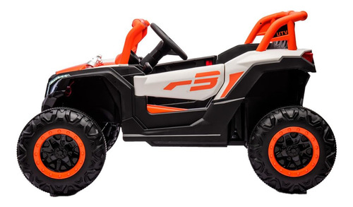 Quadriciclo Utv R3 Carro Elétrico Infantil R/c 12v Laranja Voltagem Do Carregador 110v/220v