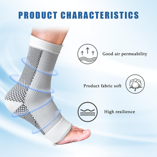 5 Pares De Calcetines Para Neuropatía, Mangas De Compresión