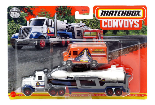 Matchbox Convoys Lonestar Cab & Rocket Trailer Con Entrega E