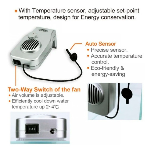 Cooler Ventilador C/ Termostato P/ Aquários - Ista I-100 102