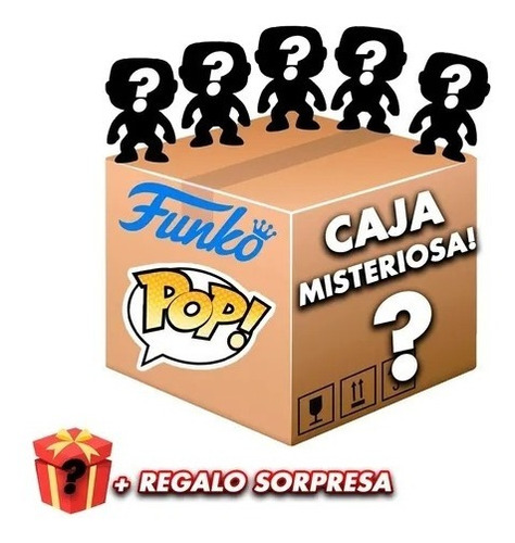 Funko Pop Caja Misteriosa 4 Pop 1 Excl Y Regalo Niño O Niña