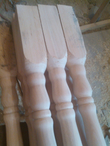 Balustre Torneado De Madera Para Baranda / Escalera Fabrica!