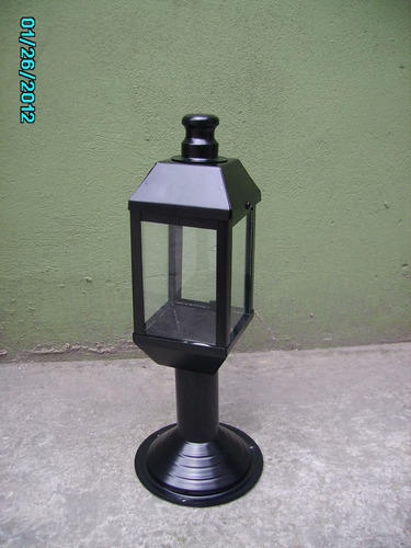 Imagen 6 de 7 de Lampara Farol De Jardin Exterior Marca Sendero Apto Led 1130