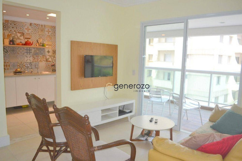 Imagem 3 de 16 de Apartamento Com 02 Dormitórios, 02 Vagas De Garagem, Praia Das Astúrias - Ap0443