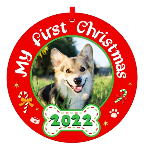 Adornos De Marco De Fotos De Navidad Para Perros 2022, ...