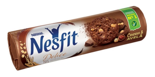 Biscoito Cacau E Avelã Delice Nesfit 140grs.