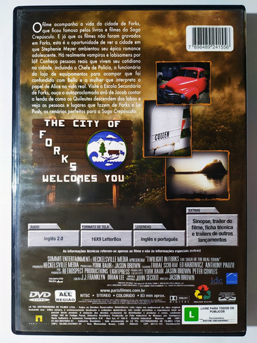 Dvd Twilight In Forks A Cidade Da Saga Crepúsculo Original