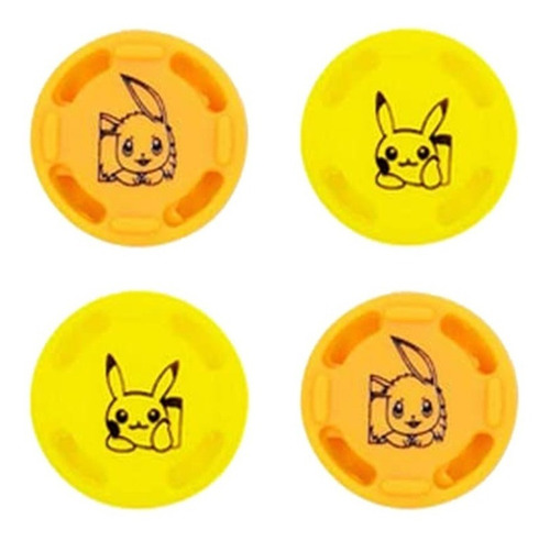2 Pares De Gomas Para Joycon Nintendo Switch Pokemon