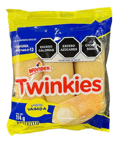 Twinkies Sabor Vainilla 3 Pzas. 114 G