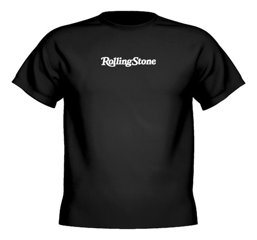 Remera Rolling Stone Logo 100% Algodon Premium 24/1