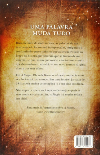 Imagem 2 de 2 de Livro - A Magia - Rhonda Byrne - Mesma Autora De O Segredo