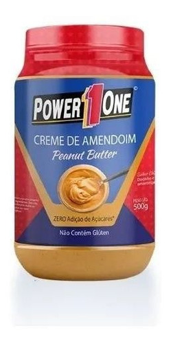 Creme De Amendoim Gourmet Peanut Butter (500g) Power One