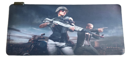 Free Fire  Mouse Pad Gamer Xl Rgb Con Diseño , Luz En Bordes