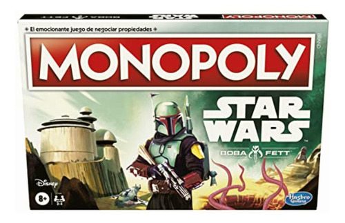 Hasbro Gaming Juego De Mesa Monopoly: Star Wars Boba Fett A