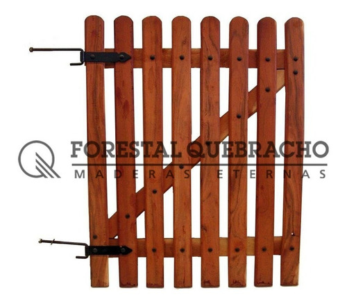 Imagen 3 de 7 de Porton Tranquera De Madera De Quebracho.