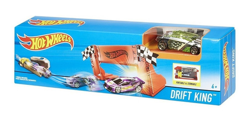 Hot Wheels Lanzador Pista Obstaculo Autito Maestro Del Drift