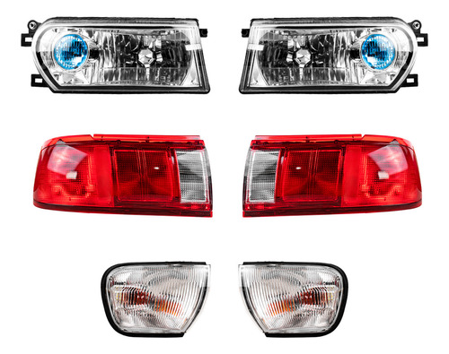 Kit Faros Cuartos Y Calaveras Nissan Tsuru 3 2005-2017