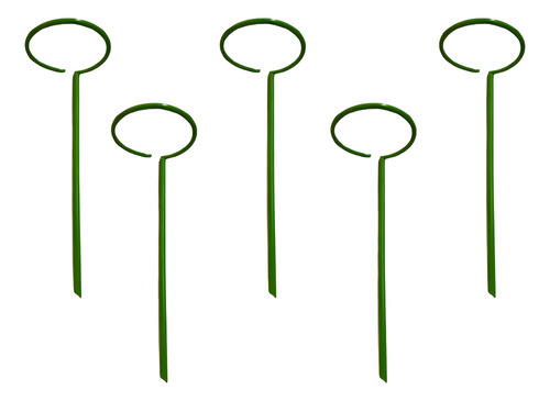 Tutores De Plantas De Plástico Set X5 Verde