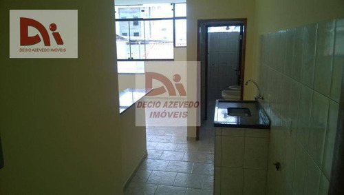 Kitnet Com 1 Dormitório Para Alugar, 30 M² Por R$ 650,00/mês - Centro - Taubaté/sp - Kn0002