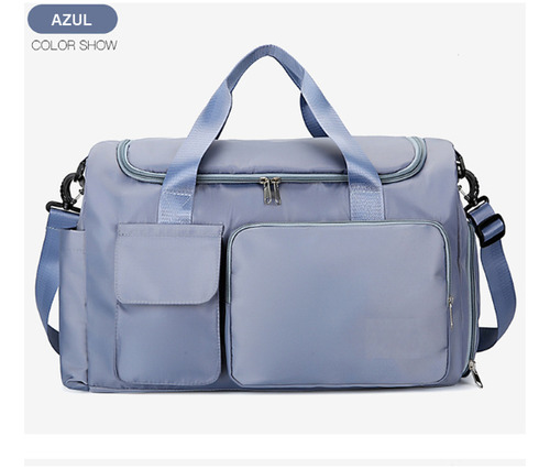 Mochila Bolsa T-80 Academia Natação Camping Feminina - Cinza