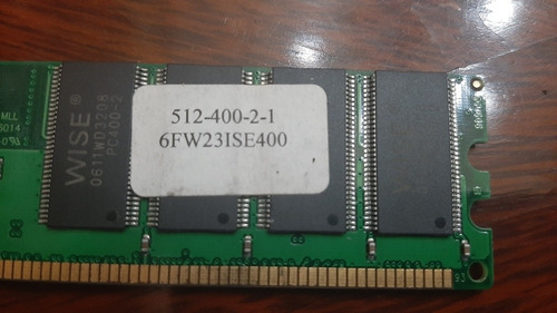 Par De Memorias De 512 Mb - Ddr 400 Mhz