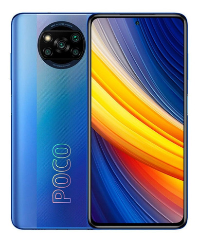 Imagem 1 de 1 de Xiaomi Pocophone Poco X3 Pro Dual SIM 128 GB frost blue 6 GB RAM