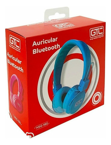 Auriculares Gtc Inalámbrico Bluetooth Hsg-180