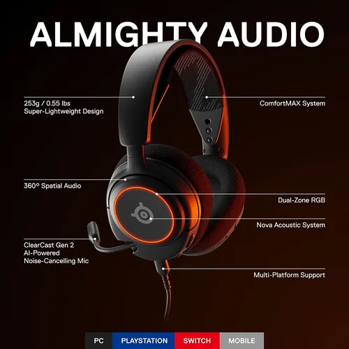 Nuevos Cabezales De Juego Multiplataforma Arctis Nova 3 De S