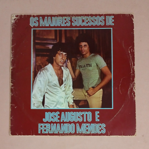 Lp Vinil José Augusto E Fernando Mendes Os Maiores Sucessos