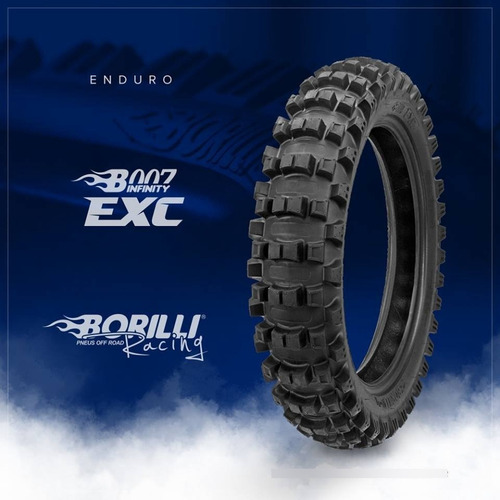 Imagen 3 de 3 de Cubierta Moto Borilli 100 100 18 B007 Enduro Solomototeam