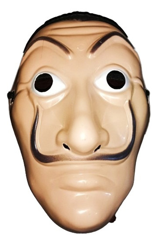 Mascara De La Casa De Papel Plástico Hallowen 1pz