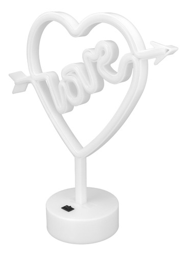 Led Decorativo Nocturno De Neón En Forma De Corazón Para Fie