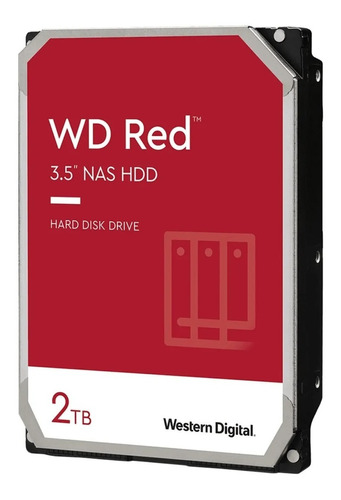 Disco Western Digital Red Nas 2tb 256mb Sata 3 Wd20efax (ds)
