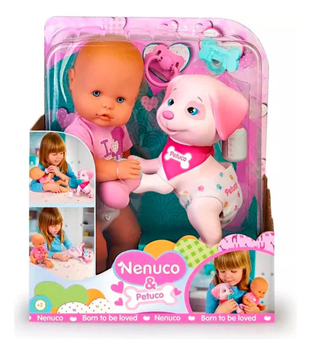 Muñeca Nenuco C/mascota Petuco Y Acc Int 17204 